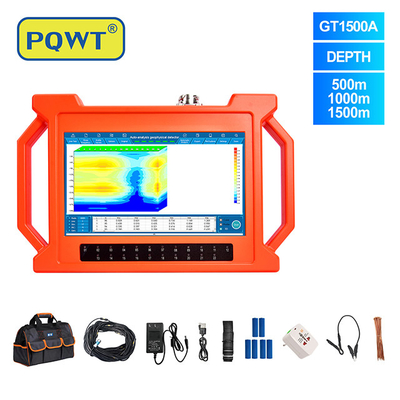 PQWT-GT1500A Mehrkanal-Autoanalyse Wassererkundungsausrüstung mit langer Reichweite Tiefgrundwasserdetektor