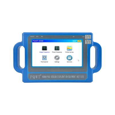 PQWT S500 500m Untergrundwasserdetektor mit 7-Zoll HD-Touchscreen