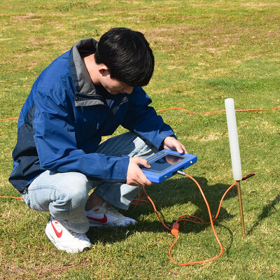 PQWT TC500 Wasserdetektor Geophysikalische Erhebungsgeräte mit einer Genauigkeit von 92% Mehrfachfrequenz und automatische Kartierung für die Erfassung von Unterwasser