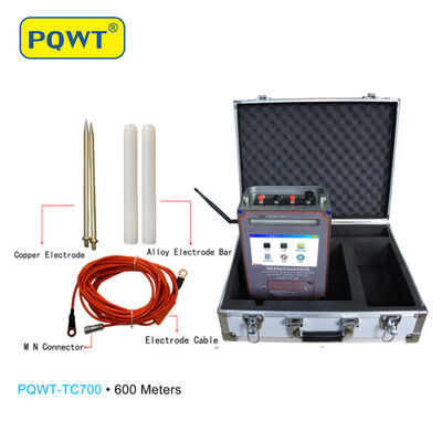 PQWT TC900 Geological Exploration Equipment Geophysics Survey Deep Depth Underground Water Detector 1200m