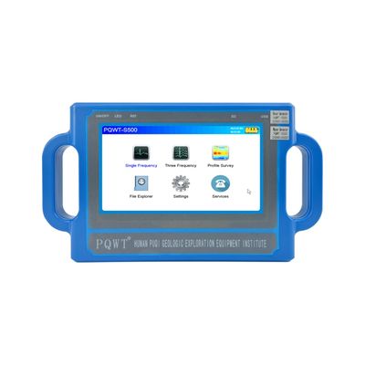 PQWT S300 Widerstandsmessgerät mit 800x480 Touchscreen, 0,001 mV Genauigkeit und 9 kg Gewicht zur Grundwassererkennung
